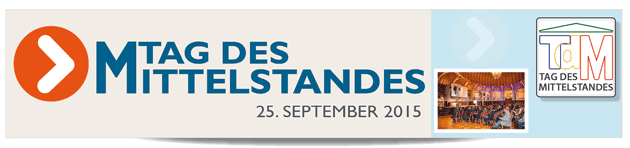 Tag des Mittelstandes 2015 am 25. September